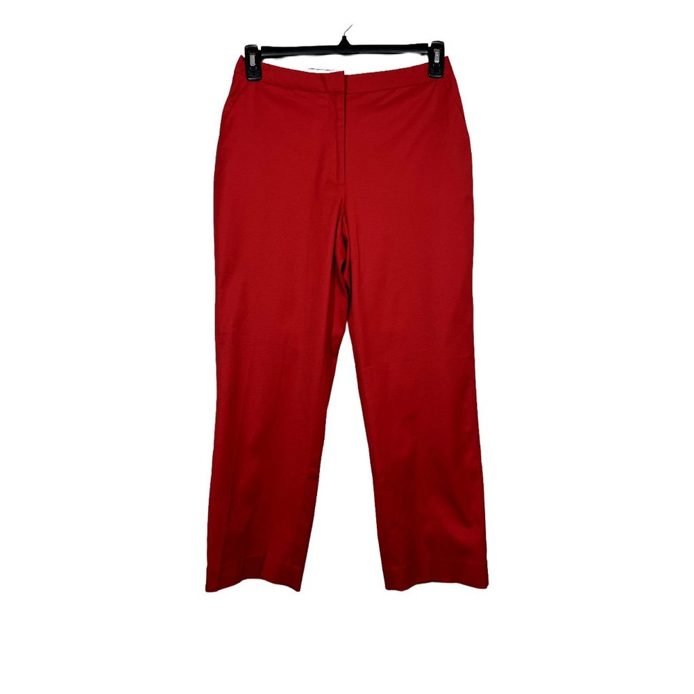 Brooks Brothers Stretch Red Cotton Pants Size 8